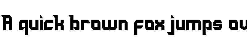 Preview of Big Space Regular font