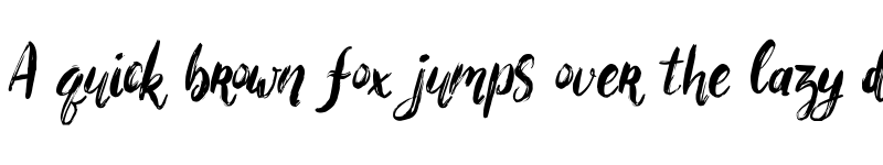 Preview of Bigarus Regular font