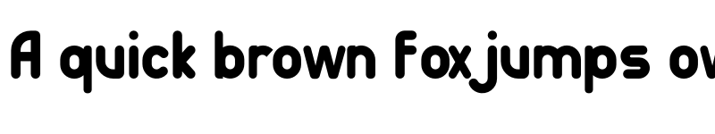 Preview of BigBOBY Rounded font