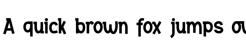 Preview of Bigcake Regular font