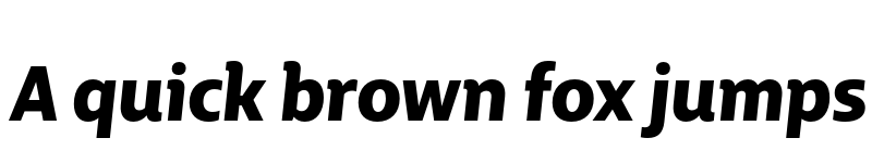 Preview of BigCity Grotesque Pro Black Italic font