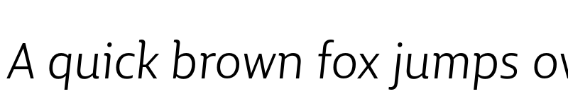 Preview of BigCity Grotesque Pro Book Italic font