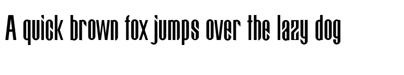 Preview of Bigdog Regular font