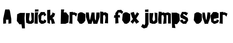 Preview of Biggy-Cut Regular font