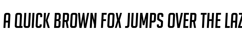 Preview of BigNoodleTitling Oblique font