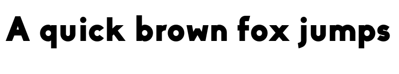 Preview of Biko Black font