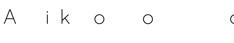 Preview of Biko Light font