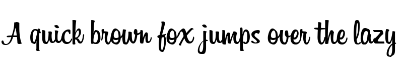 Preview of Billabong Regular font