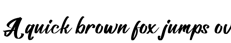 Preview of Billead Dandy Regular font
