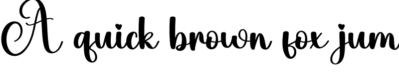 Preview of Billi Regular font