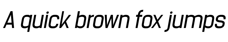 Preview of Billian Oblique font