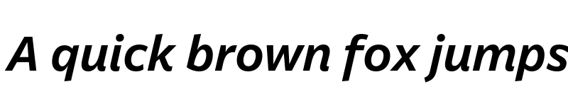 Preview of Billie DEMO SemiBold Italic font