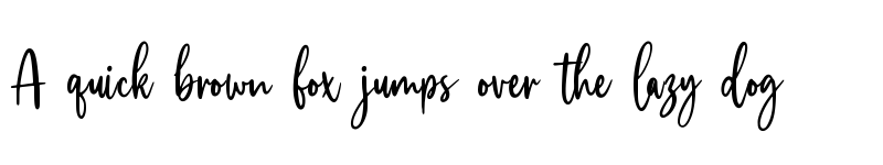 Preview of Billie Kimber Regular font