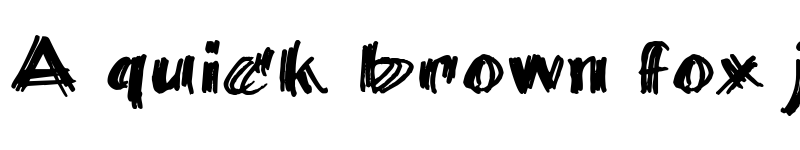 Preview of billieBarred 06 Regular font