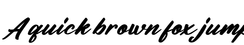 Preview of Billionstar Italic font