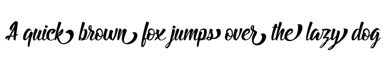 Preview of Billy The Gang Italic font