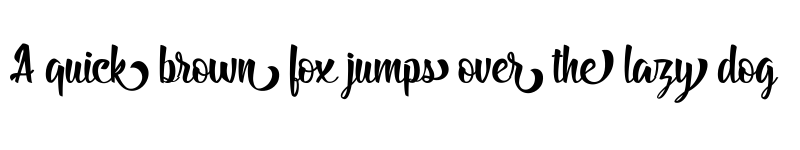 Preview of Billy The Gang Regular font