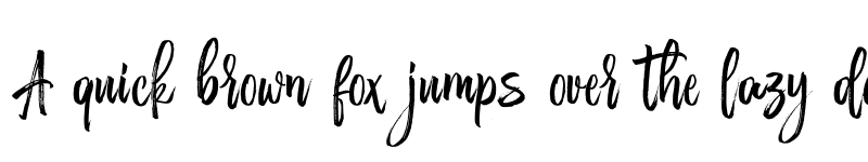 Preview of Billy Whites Regular font