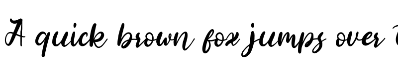 Preview of Billyard Regular font