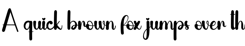 Preview of Billyna Regular font