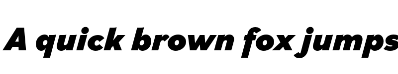 Preview of Bilo Black Italic font