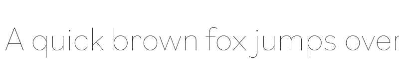 Preview of Bilo Hairline font