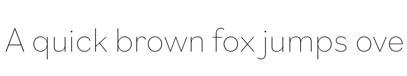 Preview of Bilo Thin font