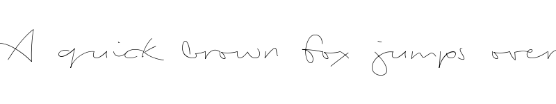 Preview of Biloxi Thin Regular font