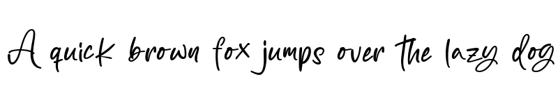 Preview of Bilya Signature Regular font