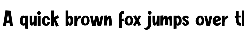 Preview of BIMBEY Regular font