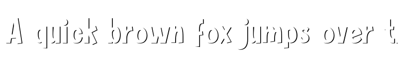 Preview of BIMBEY Shadow Regular font