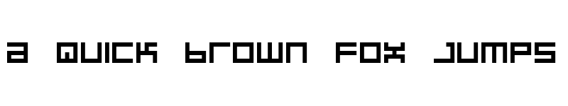 Preview of BIN Regular Regular font