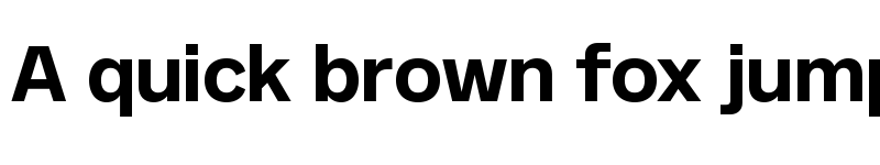 Preview of Binoma Trial Bold font