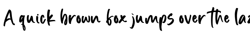 Preview of Bintang Hati Regular font