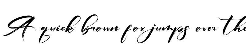 Preview of Bintang Signature Regular font