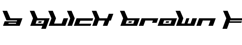 Preview of Biomechanic Regular font