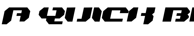 Preview of Bionic Kid Simple Slanted Regular font