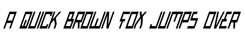 Preview of Bionic Type Cond Italic Cond Italic font