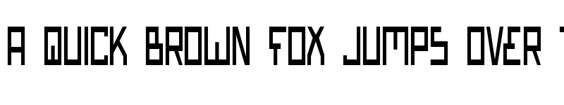 Preview of Bionic Type Condensed Condensed font