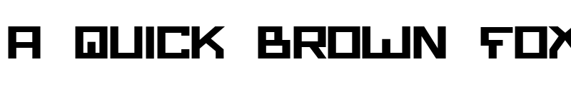 Preview of Bionic Type Expanded Bold Expanded Bold font