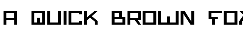 Preview of Bionic Type Expanded Expanded font