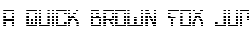 Preview of Bionic Type Gradient Gradient font