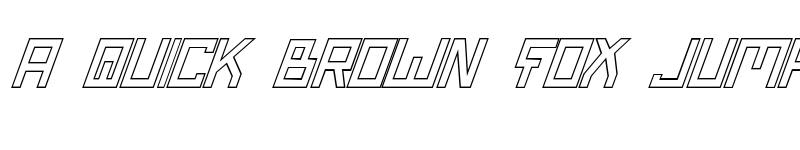 Preview of Bionic Type Out Italic Out Italic font