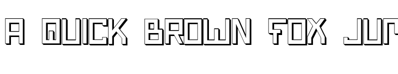 Preview of Bionic Type Shadow Shadow font
