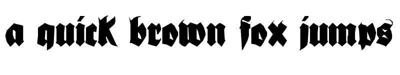 Preview of Bionique Regular font