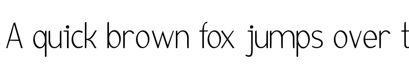 Preview of Bird cherry Regular font