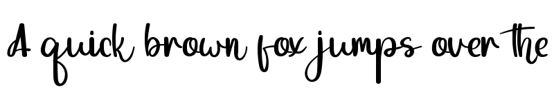 Preview of Birthday Regular font