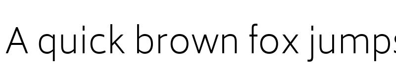 Preview of Biryani ExtraLight font