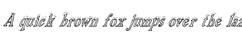 Preview of Biscuit Made Italic font