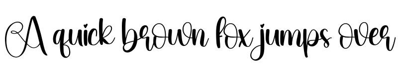 Preview of Bisney Regular font